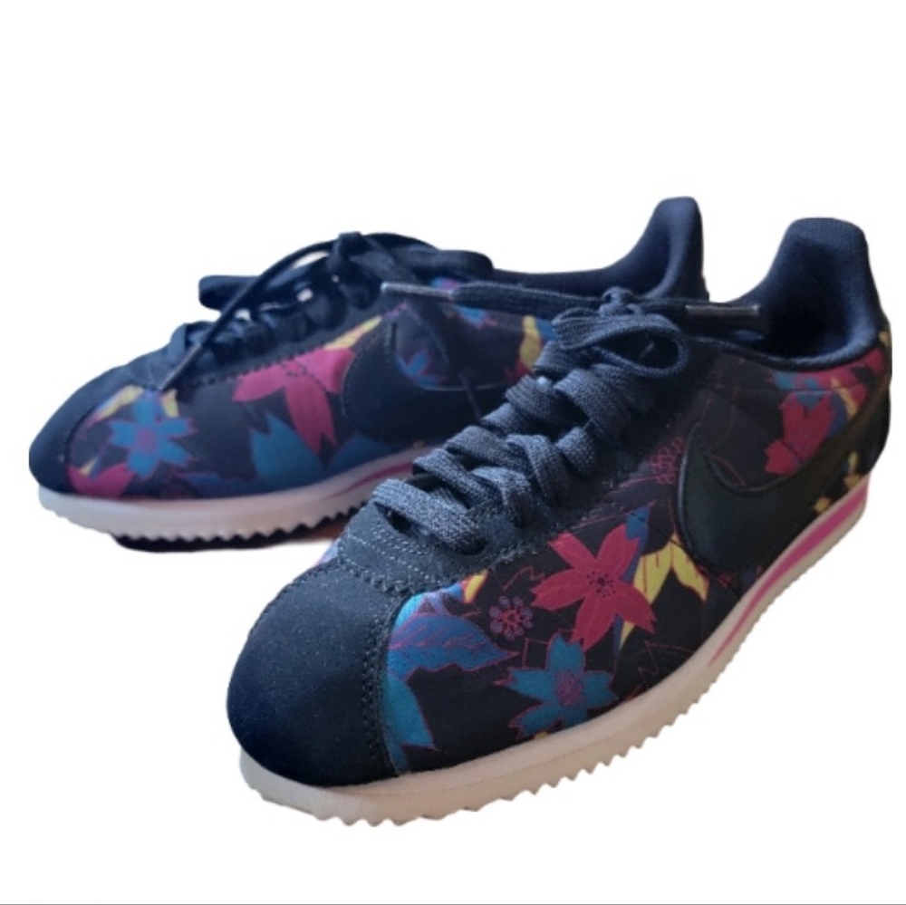 Nike cortez floral print